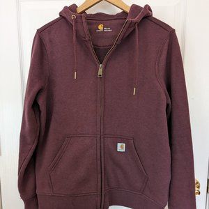 Carhartt Women's Hoodie Plum Sz M